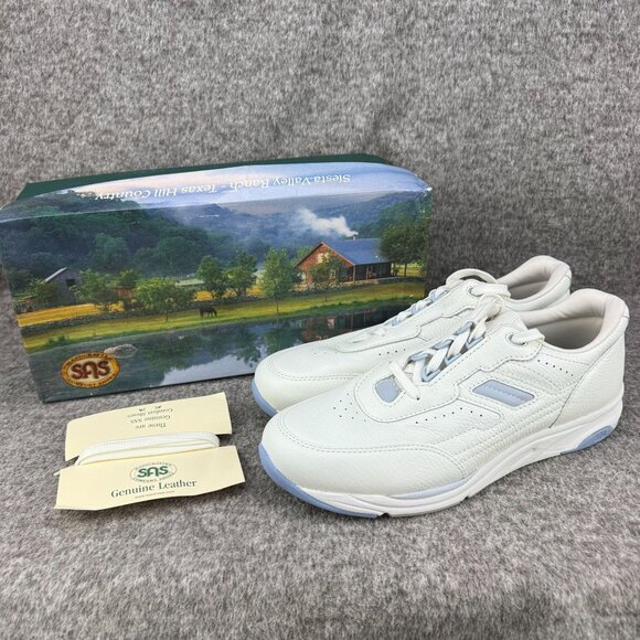 SAS Shoes - ✅ Women's 12S SAS Tour White Leather Comfort Walking Shoes MADE IN THE USA